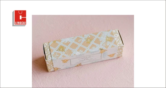 Scatola di carta cosmetica Scatola di imballaggio di carta da imballaggio per lozione profumata cosmetica per la cura della pelle