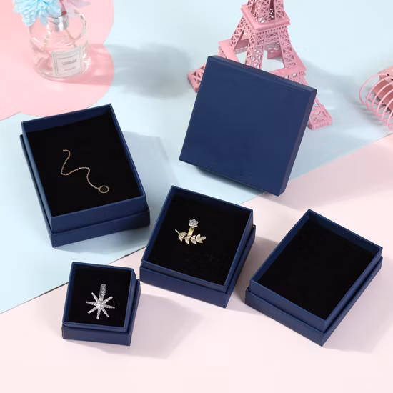 Confezione regalo di lusso personalizzata in pardboard rosa, confezione regalo per gioielli con estensione dei capelli