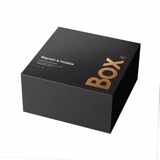 Cartone pieghevole cosmetico trucco gioielli abbigliamento carta magnetica confezione regalo per orologi festa di nozze festival confezione regalo con nastro